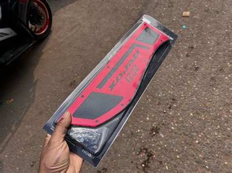 cnc side mirror red|Sarkkart Original Premium ProGuard CNC Handlebar.
